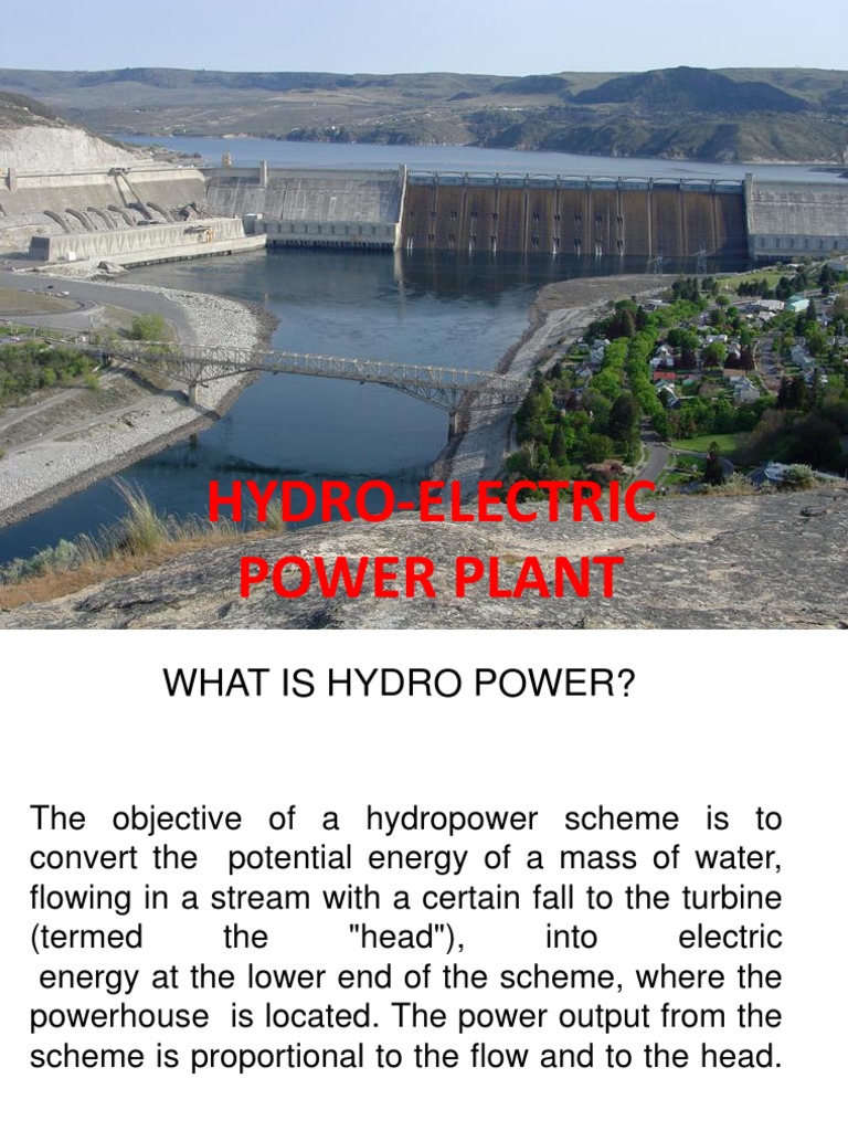 HYDRO Power Plant PDF Hydroelectricity Hydropower