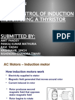 Speed Control of Induction Motor Using A Thyristor Submitted by