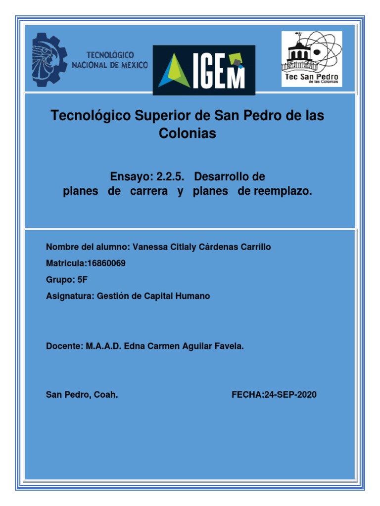 2.2 Etapas Del Proceso de Planeación Del Capital Humano | Descargar