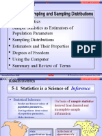 Sampling and Sampling Distributions