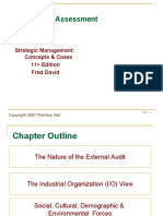 The External Assessment: Strategic Management: Concepts & Cases 11 Edition Fred David