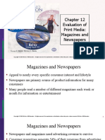 Evaluation of Print Media: Magazines and Newspapers