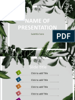 Name of Presentation: Subtitle Here