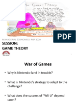 Managerial Economics: Game Theory Insights