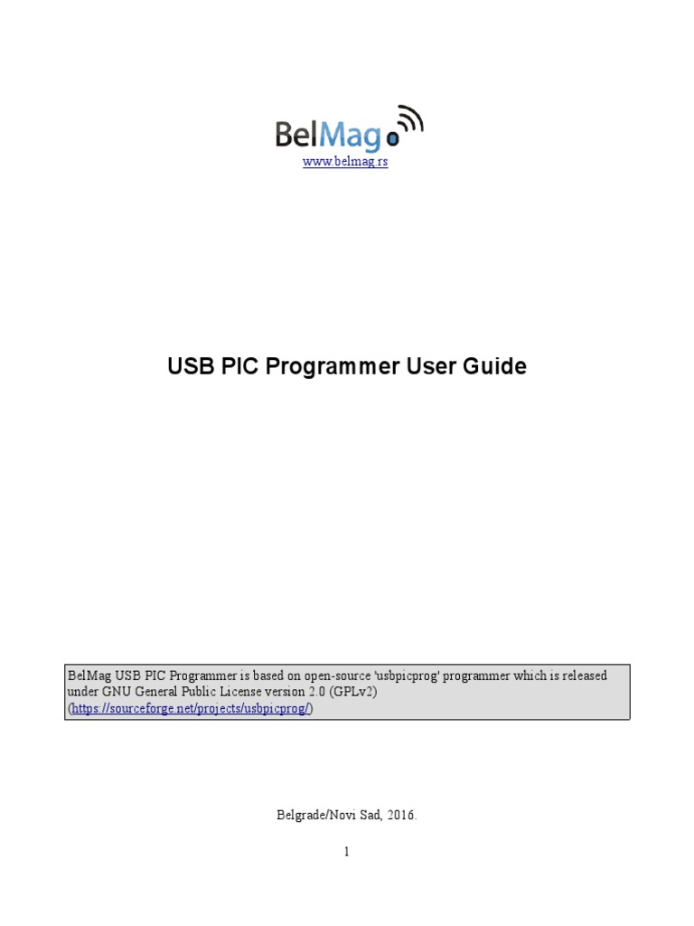 USB PIC Programmer Guide | PDF | Usb | Electronic Engineering