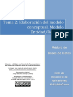 Tema 02 - Elaboracion Del Diseno Conceptual. Modelo E-R P2