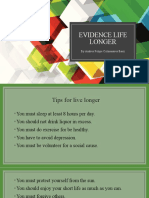 Evidence Life Longer