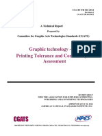 Graphic Technology - Printing Tolerance and Conformity Assessment