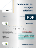 Clase 13 - Ecuaciones de Espejos