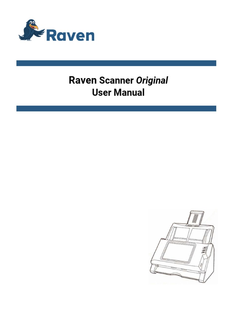 Raven Scanner Original User Manual Download Free PDF Image Scanner