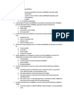 Problem 2-2 Multiple Choice (PAS 1)