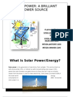 SOLAR POWER Assignment