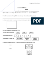 evaluación de historia