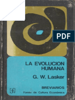 G.W. Lasker, La Evolución Humana PDF
