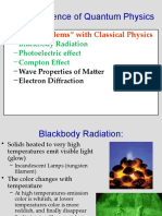 The Emergence of Quantum Physics: - Some "Problems" With Classical Physics