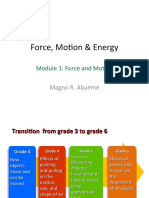 Force, Motion & Energyrev