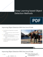 Advanced Deep Learning Based Object Detection Methods