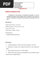 Standard Compaction-Test