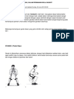 Gerak Dasar Basic Motion Dalam Permainan Bola Basket