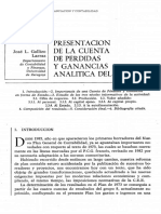 Presentacion de La Cuenta de Perdidas Y Ganancias Analitica Del P.G.C