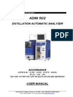 Distillation Automatic Analyzer: User Manual