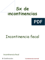 SX de Incontinencias