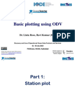Basic Plotting Using ODV: Dr. Linta Rose, Ravi Kumar Jha