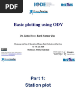 Basic Plotting Using ODV: Dr. Linta Rose, Ravi Kumar Jha