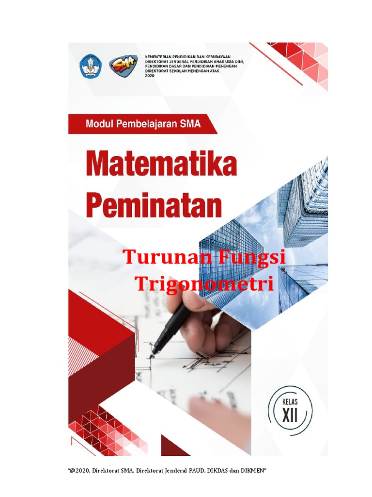 Materi matematika peminatan kelas 12 semester 1