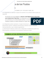 Nomenclatura de Los Fluidos Refrigerantes - @amrandado