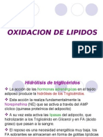 Oxidacion de acidos grasos