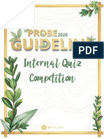 Guideline Quiz Internal Competition (Probe)