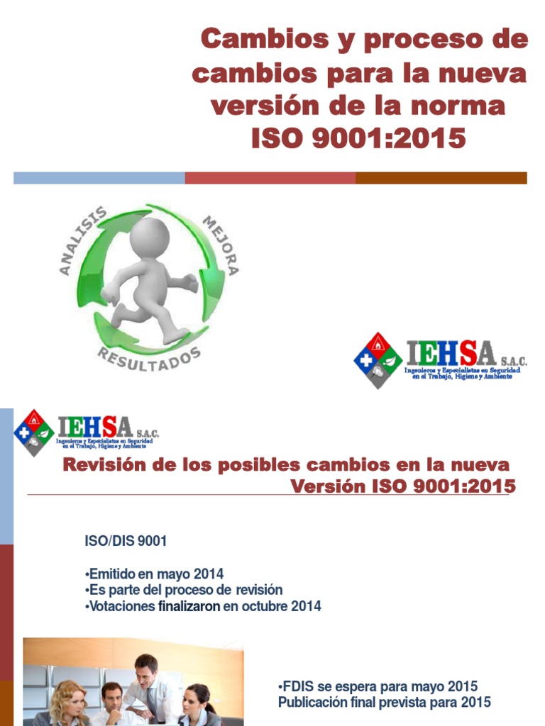 Cambios en ISO 9001 2015 | PDF | Sistema de manejo de calidad | Calidad ...
