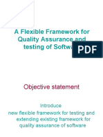 PV2-MohammedKharma-A Flexible Framework for Quality Assurance and Testing of Software