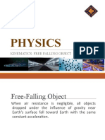 Physics: Kinematics: Free Falling Object