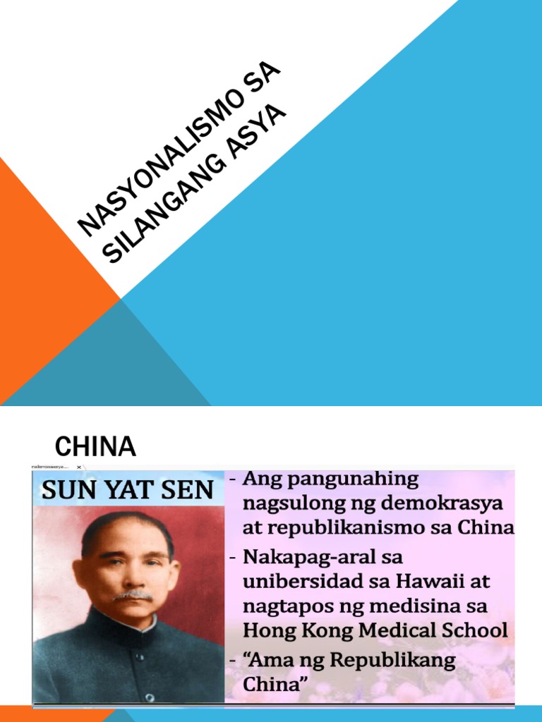 Nasyonalismo Sa Silangang Asya Pdf