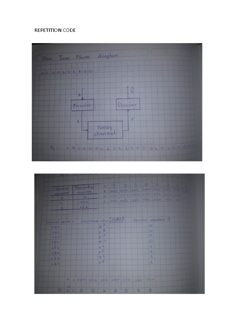 Repetition Code | PDF