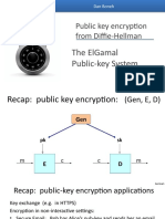 Public Key Encryption From Diffie-Hellman