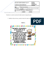 Guía Didáctica para Desarrollar (Coplas, Retahílas, Trabalenguas, Adivinanzas)