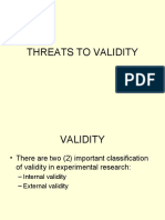 Lecture 5 - Threats To Validity