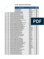 Inspector tributario candidatos título