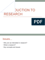 Introduction to Research Methods