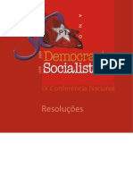 Resoluções da IX Conferência Nacional da Democracia Socialista