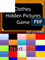 Find Hidden Pictures in Clothes Game