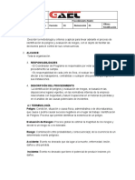 procedimiento matriz 