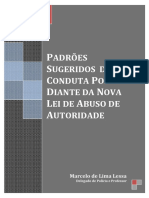 Padrões Sugeridos de Conduta Policial Diante Da Nova Lei de Abuso de Autoridade