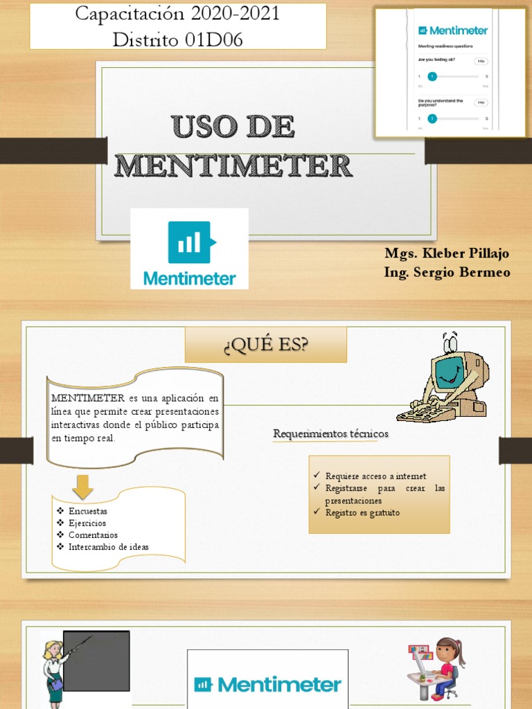 Material Uso de Mentimeter PDF | PDF | Contraseña | Computación en la nube