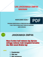 Penentuan Jangkamasa Simpan Makanan - Norzainah.