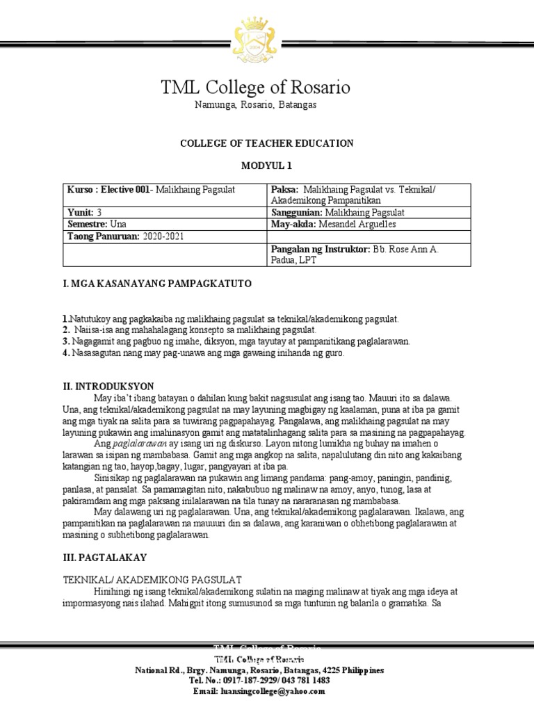 Module 1 | PDF