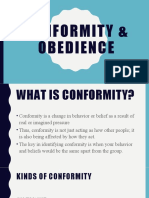 Conformity & Obedience